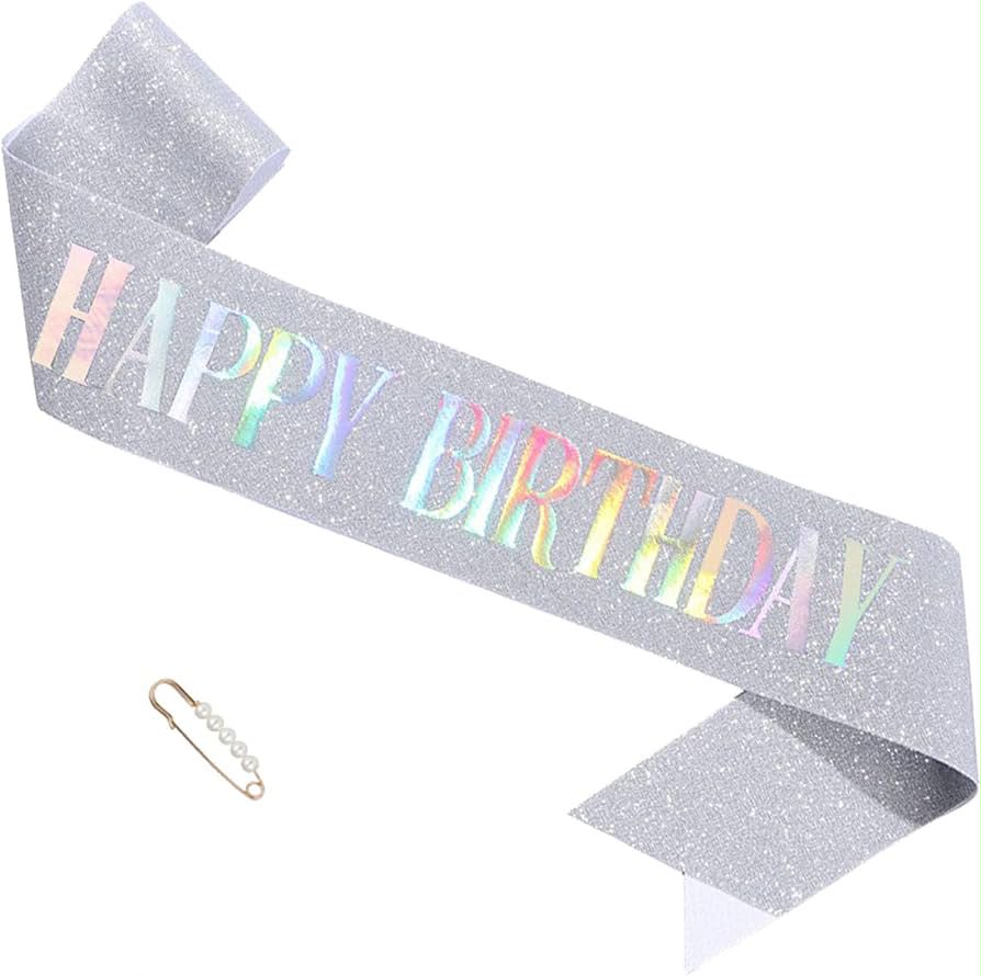 Happy Birthday Sash and Tiara Set