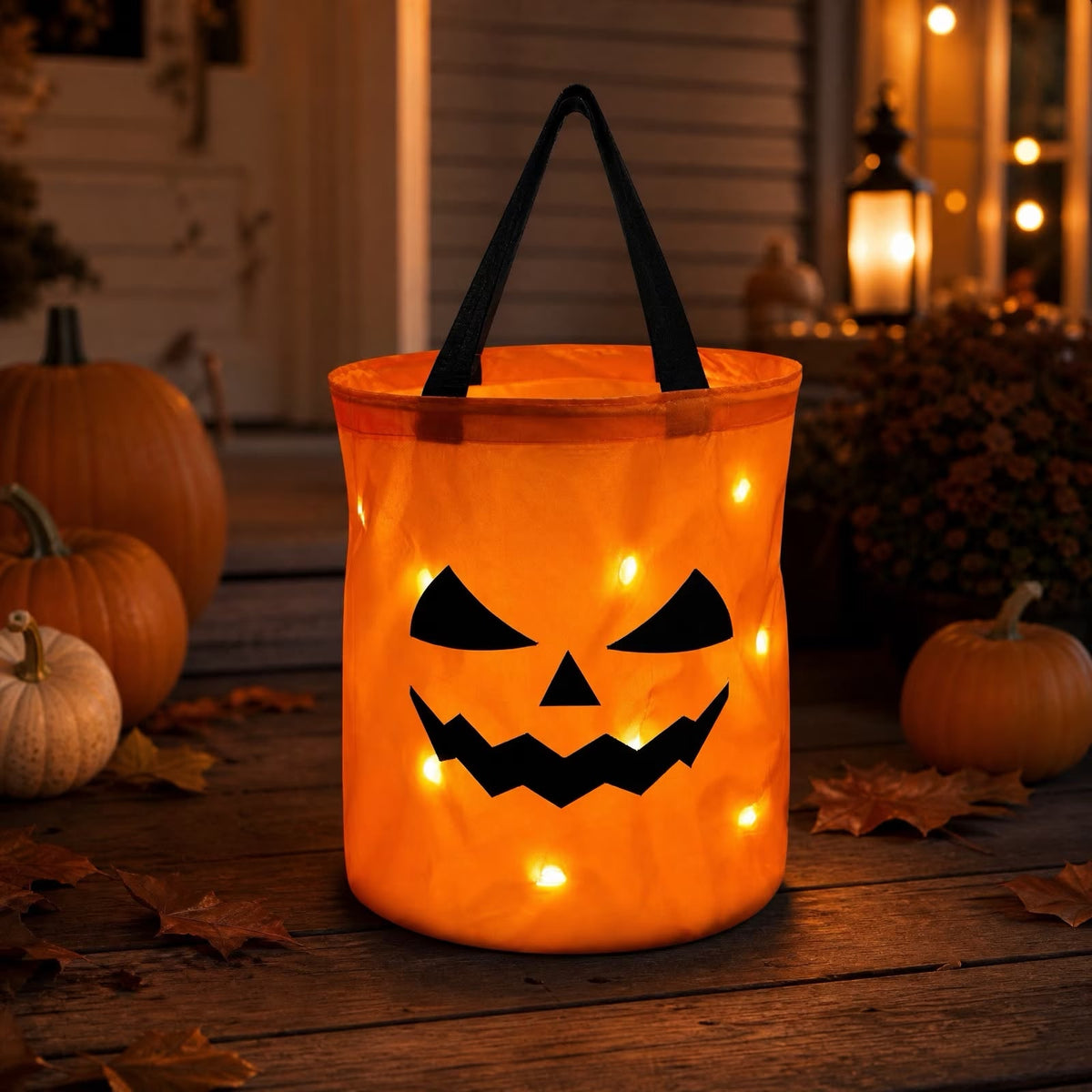 LED Light Halloween Candy Bags