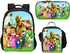 Mario Legends Backpack set (3PC) (Front zipper on the bookbag) 1st year to Standard 1 - Preppy Kids (Grand Bazaar)