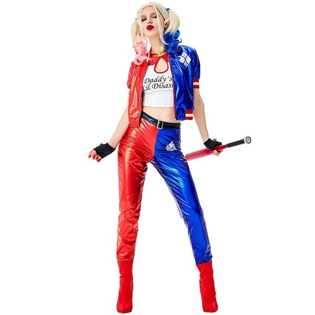 Adult Harley Quinn Halloween Costume Cosplay