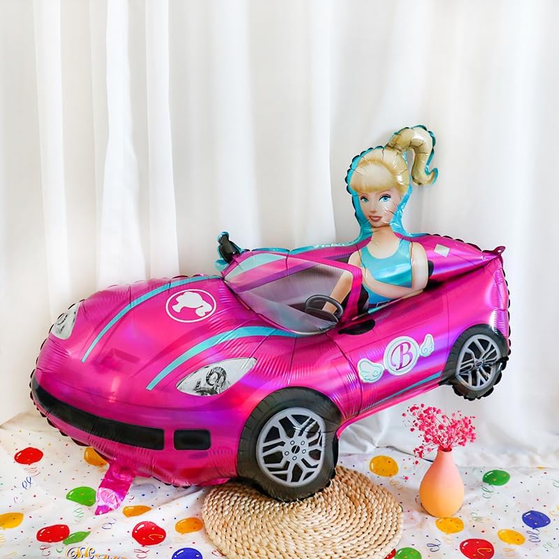 Barbie Car Foil Balloon - Preppy Kids (Grand Bazaar)