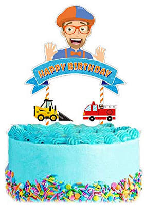 Blippi Party Decorations Package With Backdrop