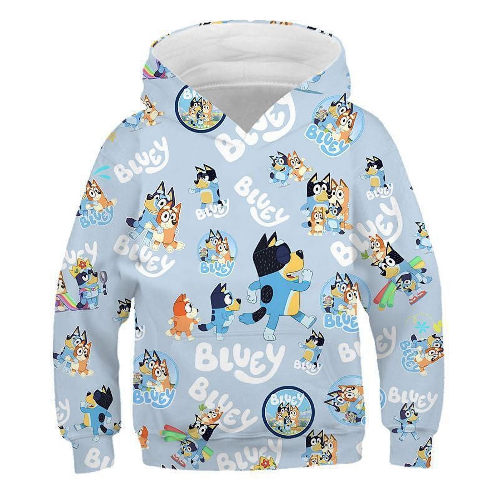 Bluey Fun Time 3D Zipper Hoodie