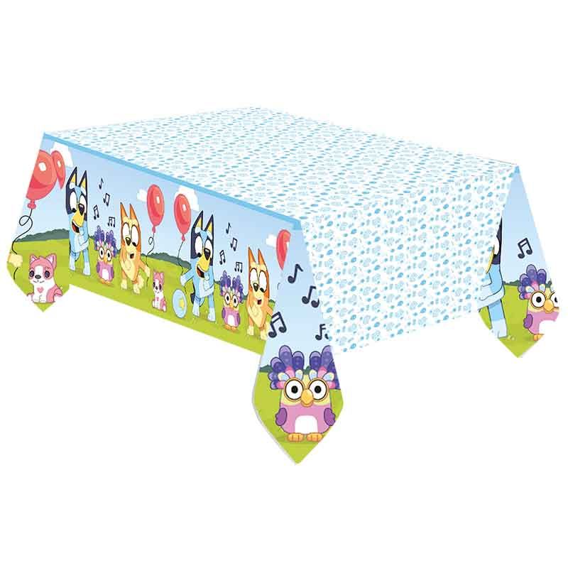 Bluey Plastic Table Cover, 54in x 96in - Preppy Kids (Grand Bazaar)