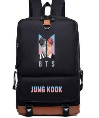 BTS Jung Kook Bookbag - Preppy Kids (Grand Bazaar)