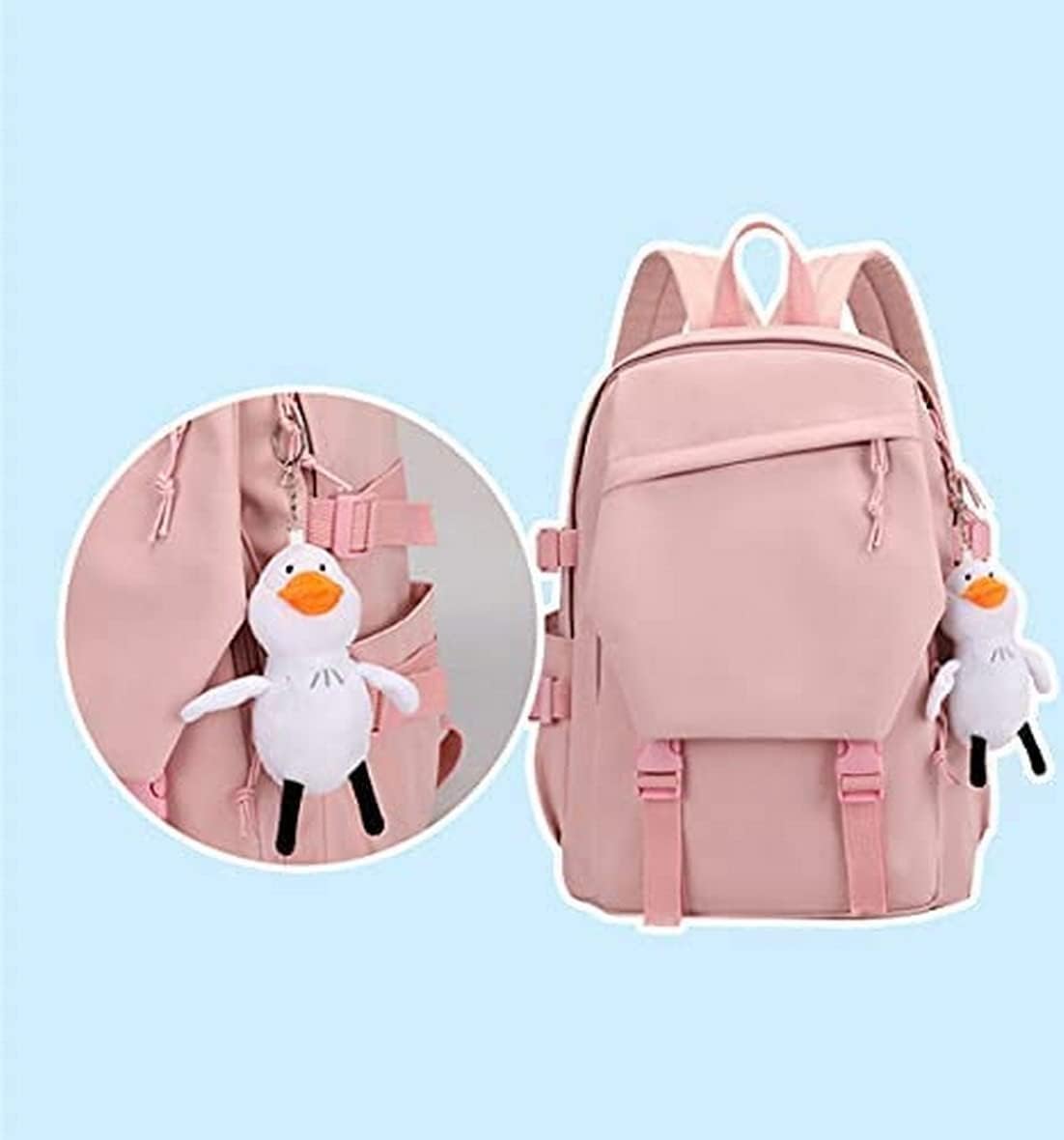 BTS Pink Bookbag - Preppy Kids (Grand Bazaar)