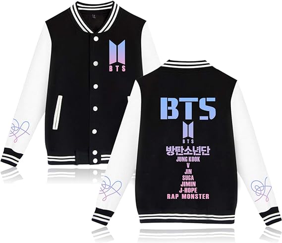 BTS BAND BASEBALL JACKET - Preppy Kids (Grand Bazaar)