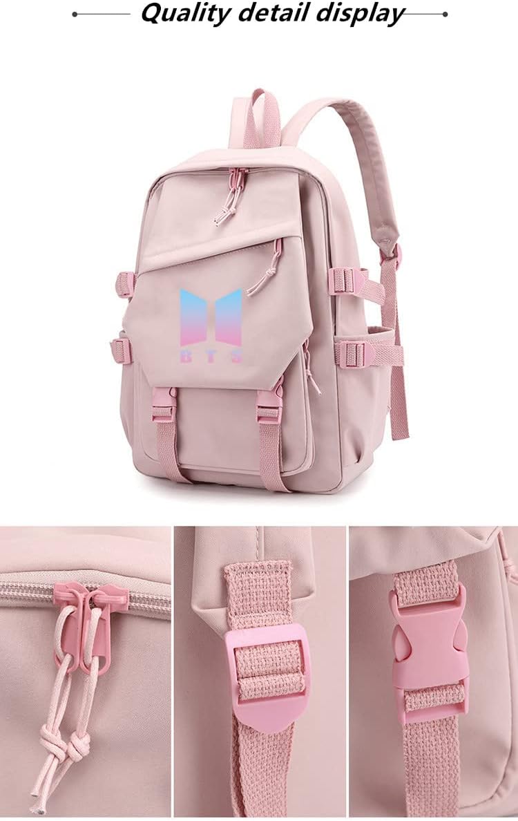 BTS Pink Bookbag
