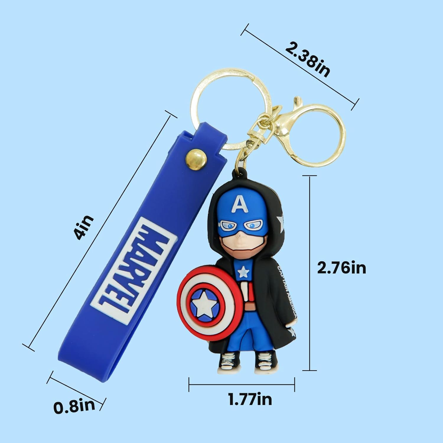 Captain America Key Chain - Preppy Kids (Grand Bazaar)