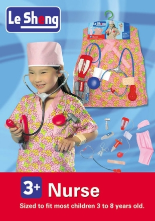 Nurse flower Career Day outfit (Ages 3 to 7 years old) costume pink - Preppy Kids (Grand Bazaar)