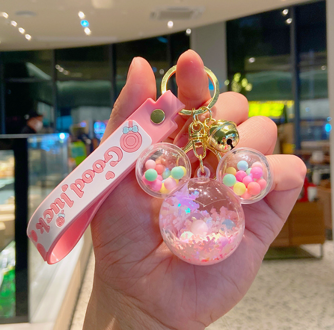 Acrylic Moving Liquid Keychain