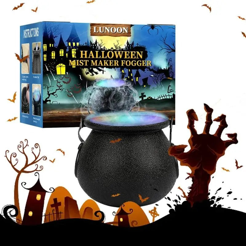 Mist Maker Halloween Lamp Pot Witch mini pot fogger - Preppy Kids (Grand Bazaar)
