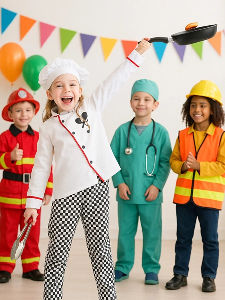 Chef Baker Polka Dot Career day outfit (male or female)