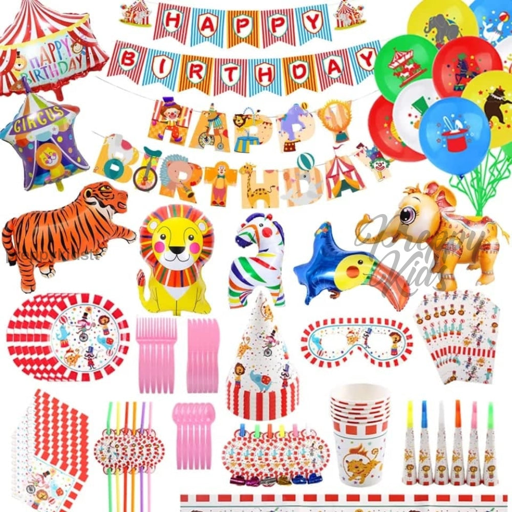Circus Party Decorations Package - Preppy Kids (Grand Bazaar)