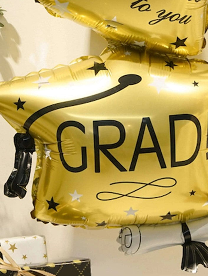 Congrats 2 tier Foil Balloon Graduations - Preppy Kids (Grand Bazaar)