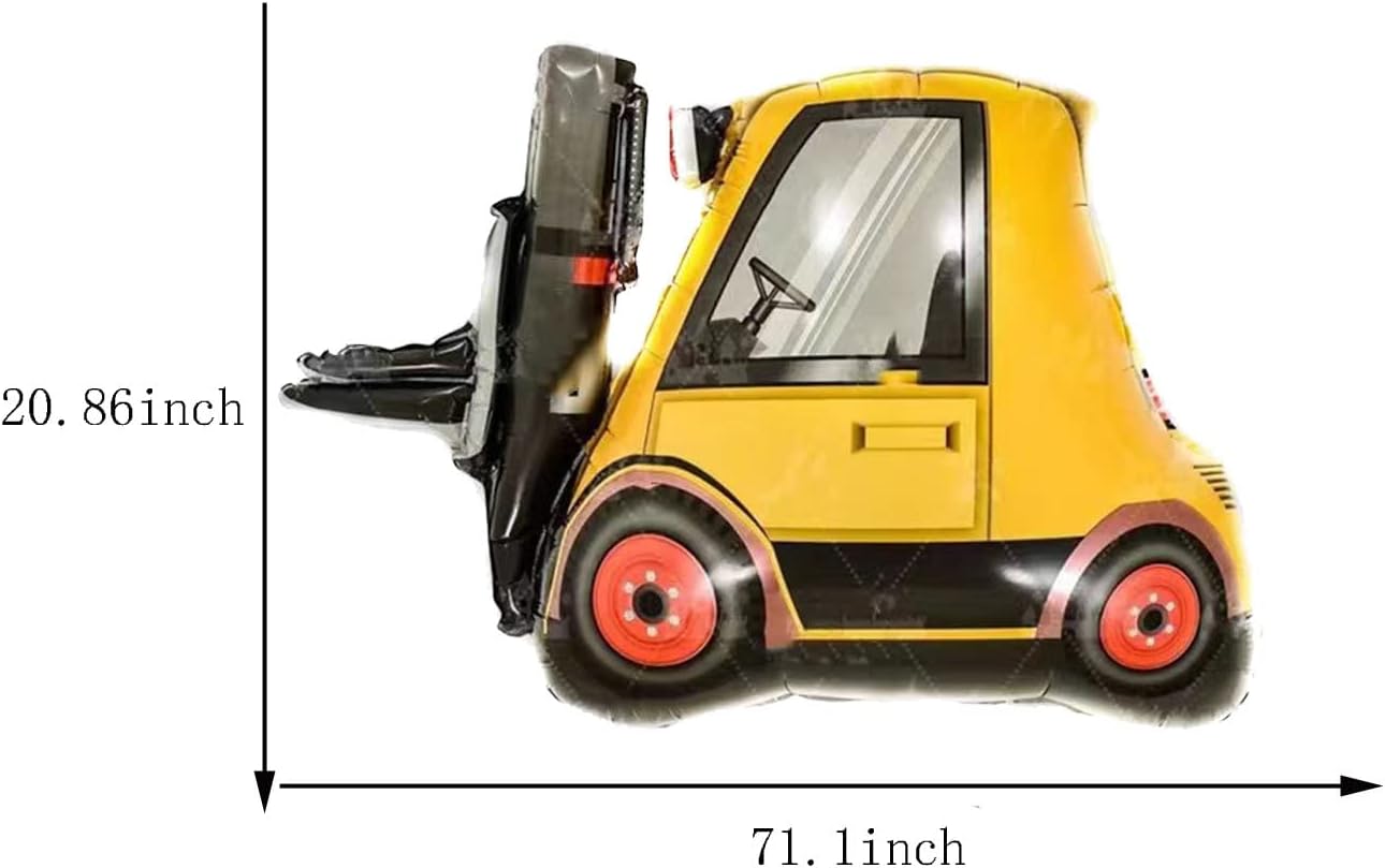 Construction Foil Balloons - Preppy Kids (Grand Bazaar)