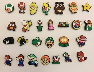 Mario Crocs Charms