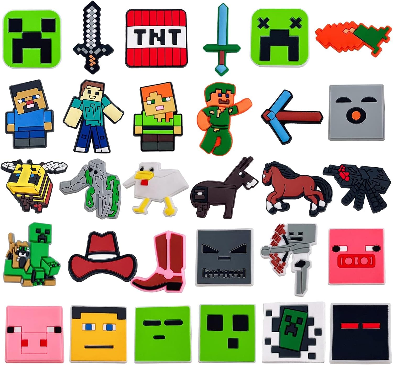 Minecraft Croc Charm(1 pc) charms jibbitz - Preppy Kids (Grand Bazaar)