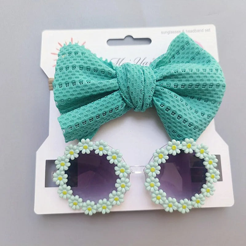 Cute Toddler Shades & Bow - Preppy Kids (Grand Bazaar)