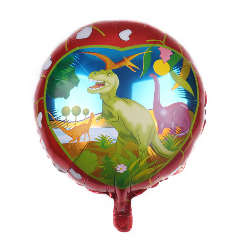 Dinosaur 18" round foil balloon - Preppy Kids (Grand Bazaar)