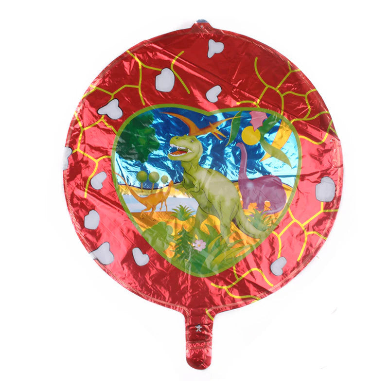 Dinosaur 18" round foil balloon - Preppy Kids (Grand Bazaar)