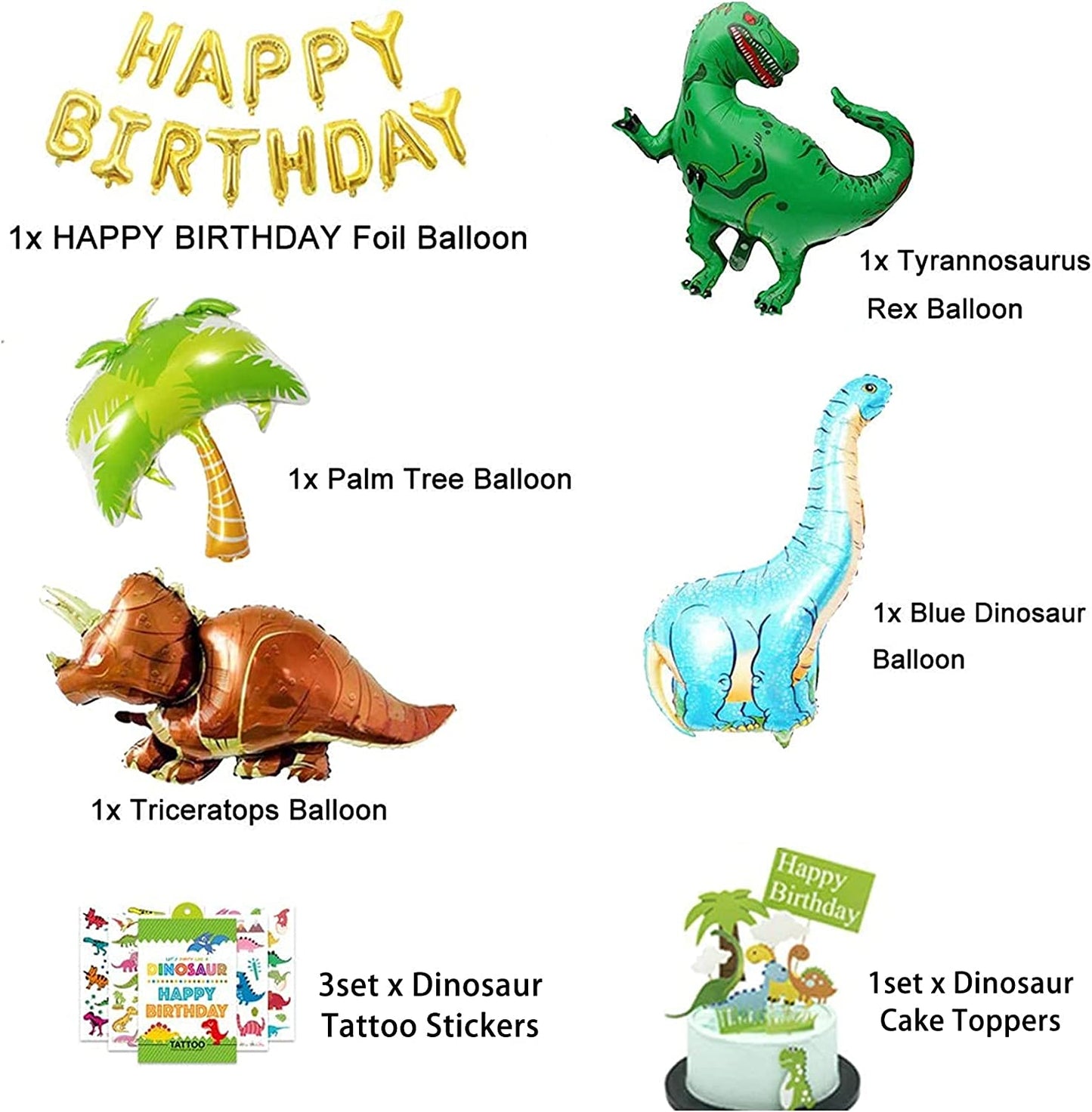 Dinosaur 3rd Edition Party Decoration Package