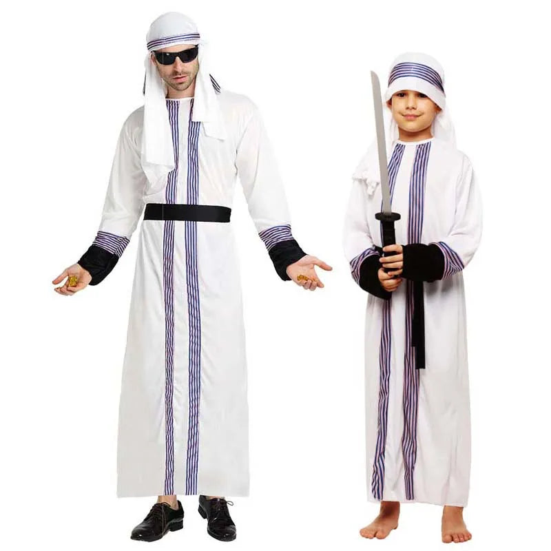 Three Wise Men 3 White Blue Arab cosplay outfit costume Christmas play wiseman