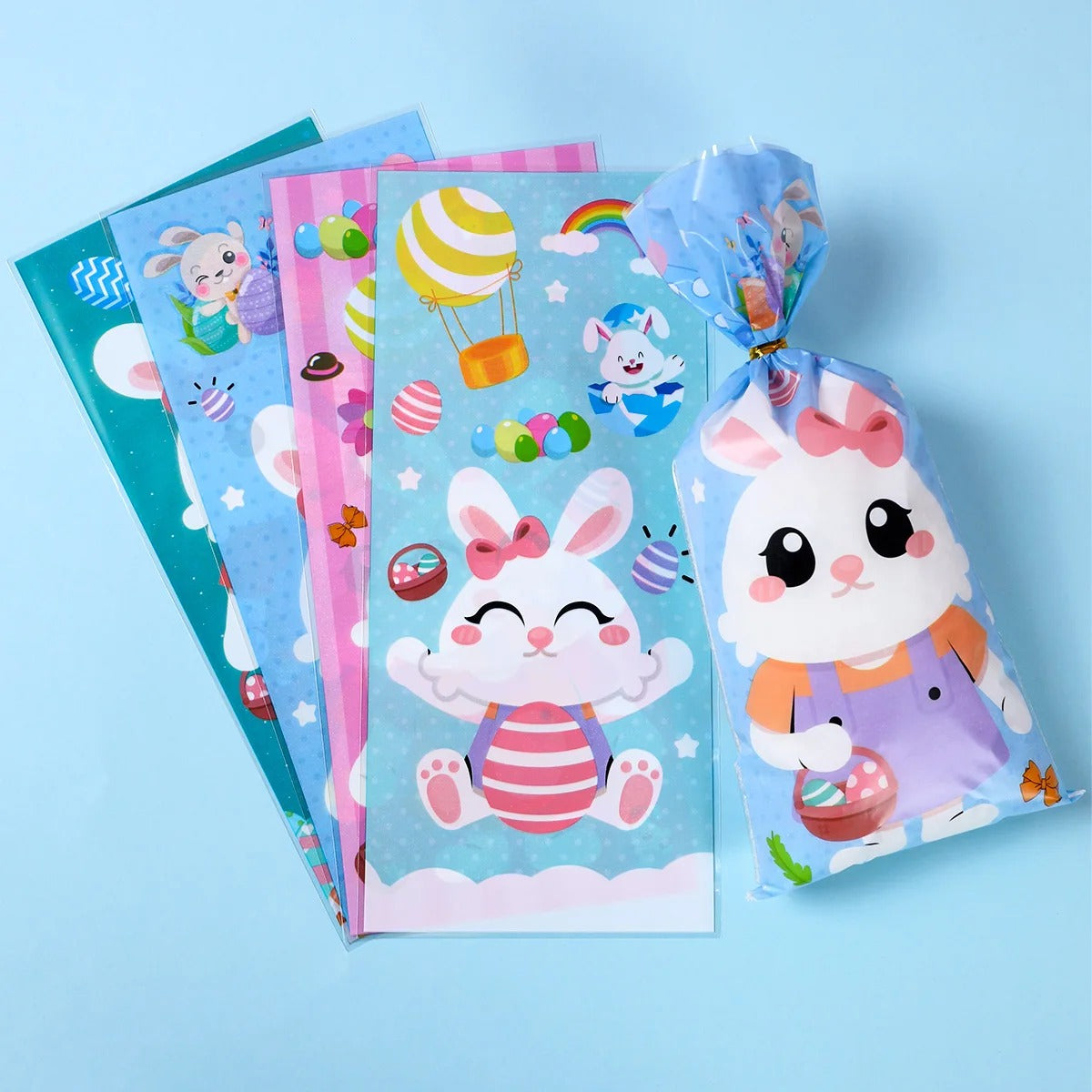 Easter 50pc Treat Party Bags Candy cookie bag school - Preppy Kids (Grand Bazaar)