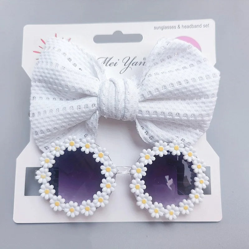 Cute Toddler Shades & Bow - Preppy Kids (Grand Bazaar)