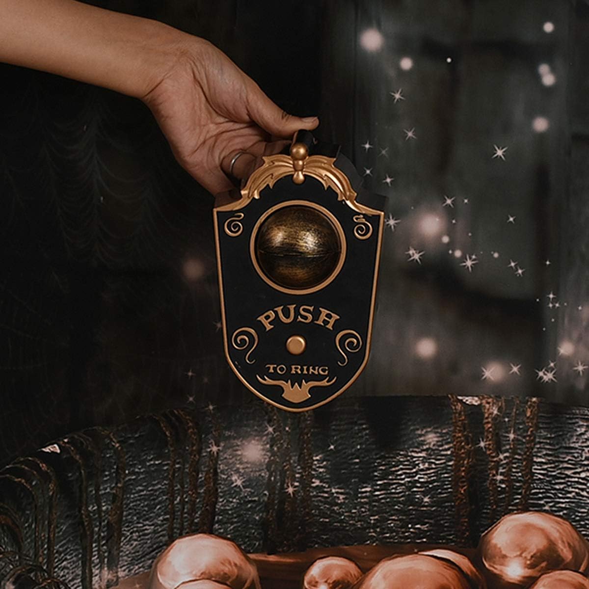 Halloween Doorbell, Haunted Doorbell Animated Eyeball Halloween Decor with Spooky Sounds Video - Preppy Kids (Grand Bazaar)