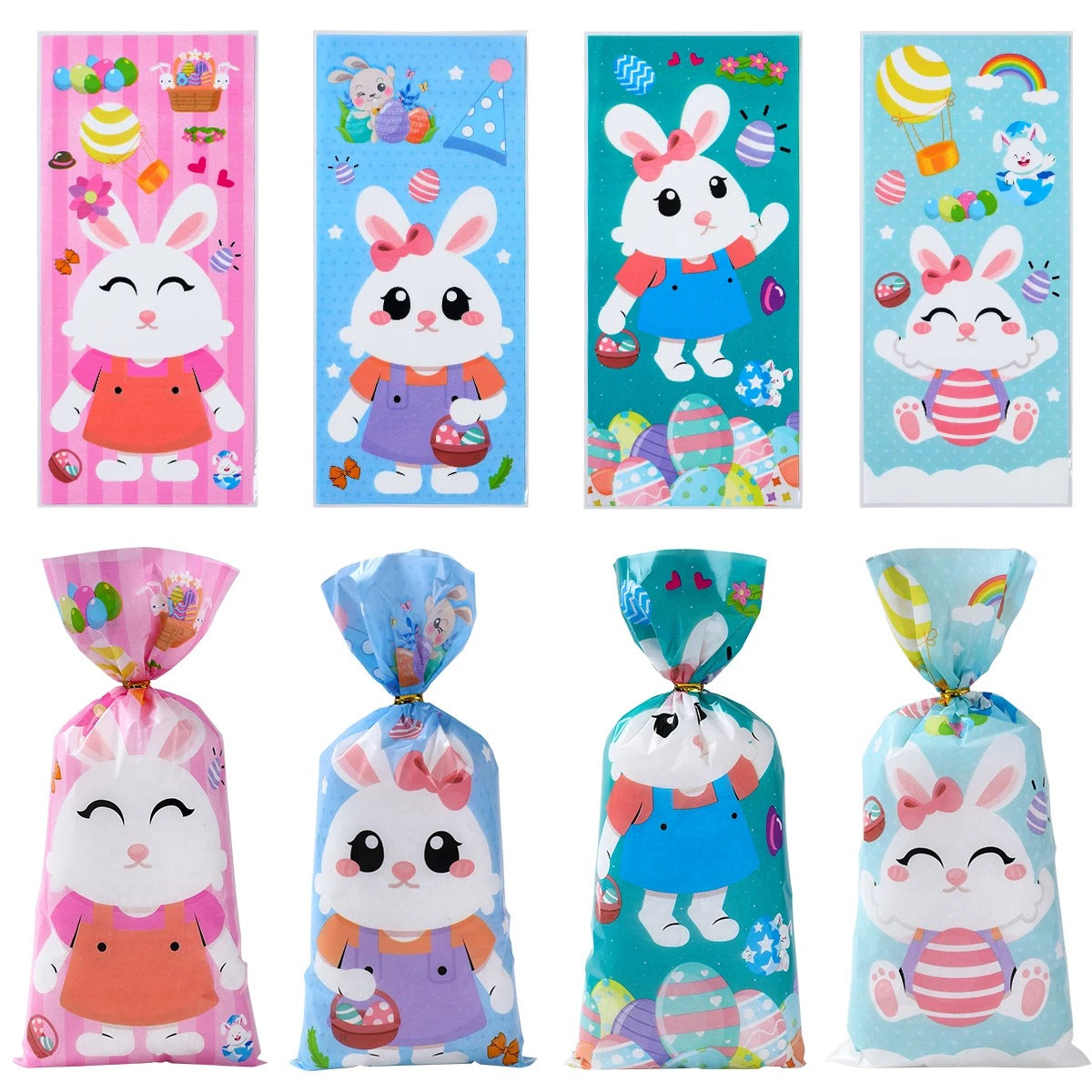 Easter 50pc Treat Party Bags Candy cookie bag school - Preppy Kids (Grand Bazaar)