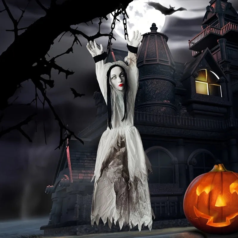 Halloween Hanging Bride Ghost Voice Control - Preppy Kids (Grand Bazaar)