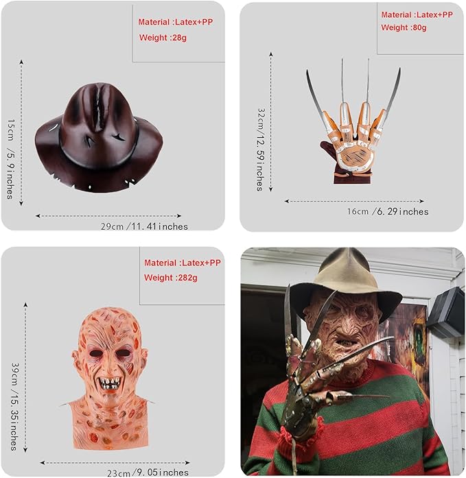 Freddy Krueger Cosplay outfit Adult - Preppy Kids (Grand Bazaar)
