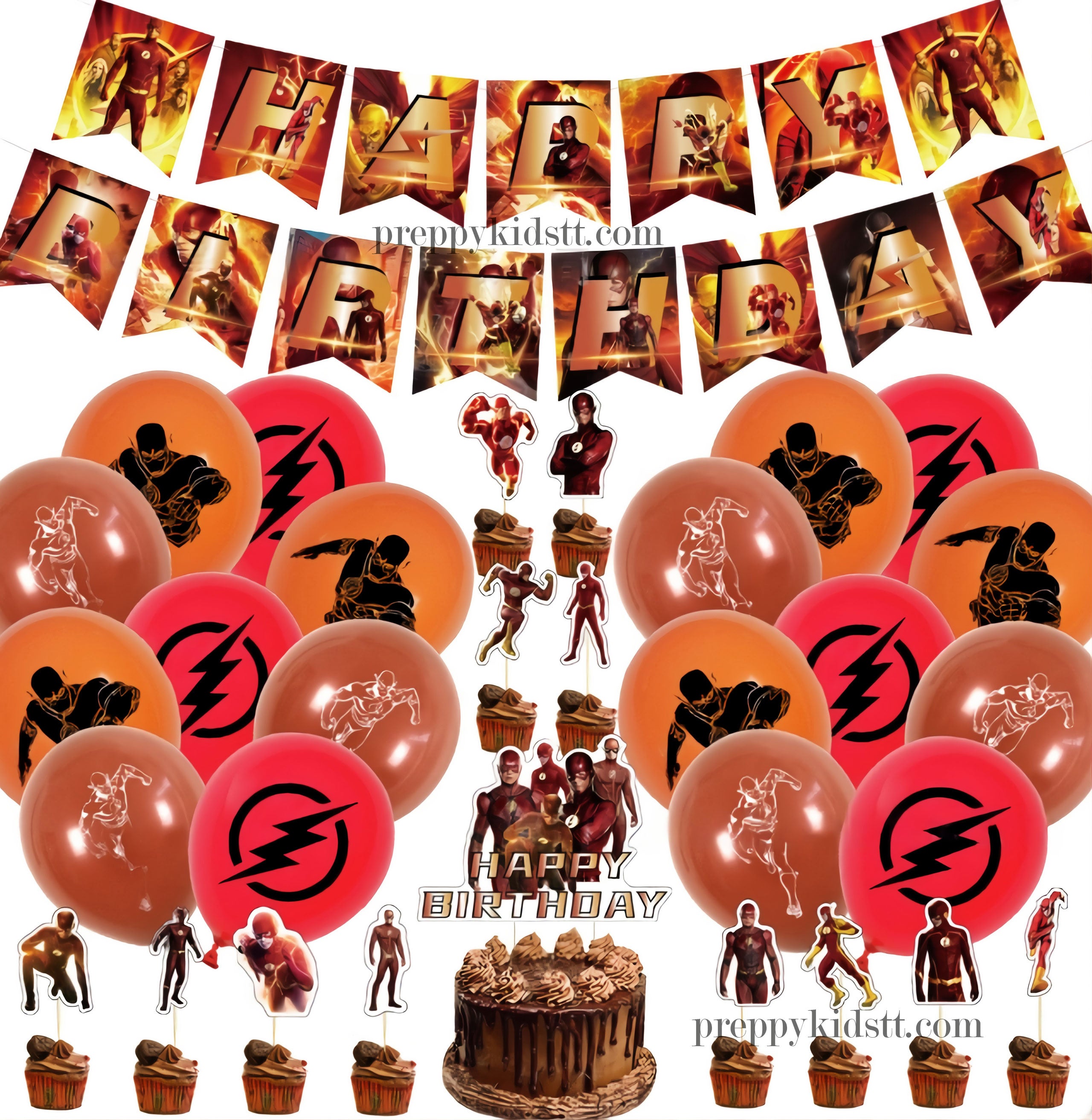 Flash Marvel Party Package (42pcs) - Preppy Kids (Grand Bazaar)