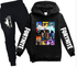 Fortnite Ultimate Black Track Suit - Preppy Kids (Grand Bazaar)