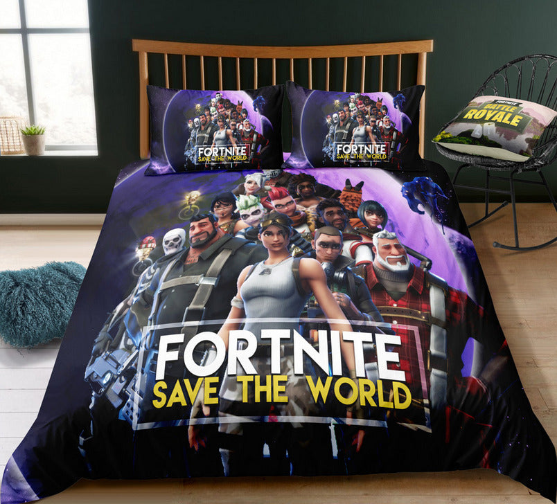 No. 67 Fortnite Save The World 3pc Comforter Set - Preppy Kids (Grand Bazaar)