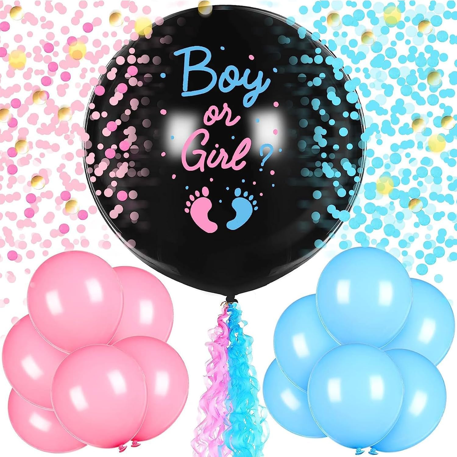 Gender Reveal Party Set Package kit 27 pcs
