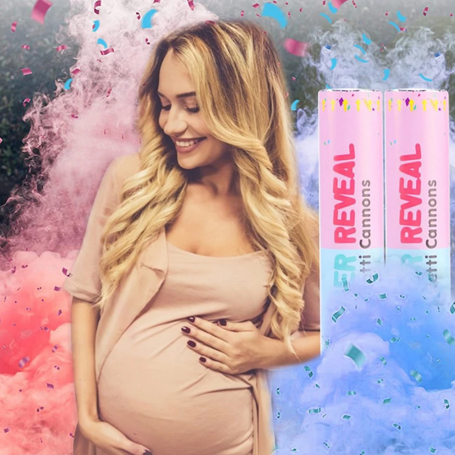 Gender Reveal Cannons (Pink or Blue) - Preppy Kids (Grand Bazaar)