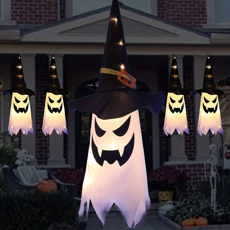 Halloween Decoration Ghost LED Color Lights Flashing Lights - Preppy Kids (Grand Bazaar)