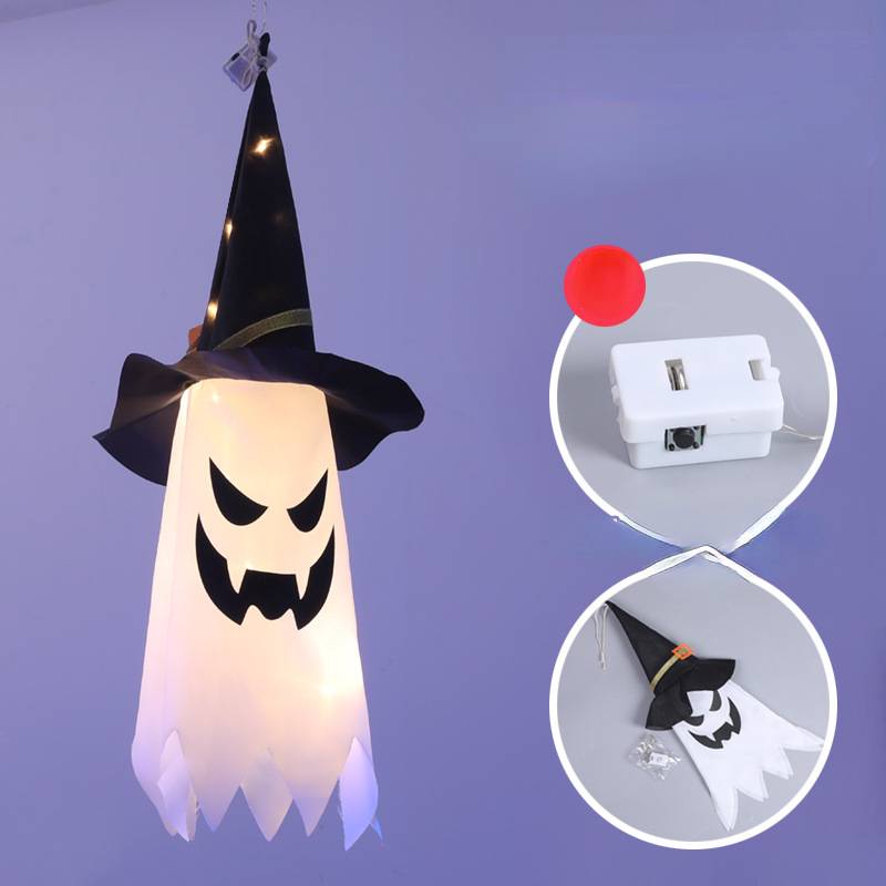 Halloween Decoration Ghost LED Color Lights Flashing Lights - Preppy Kids (Grand Bazaar)