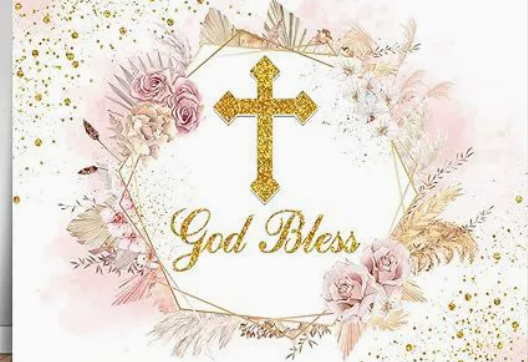 God Bless Balloon Garland Kit With Backdrop