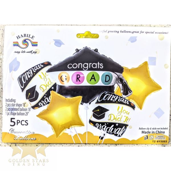 Graduation 5pc Balloon set