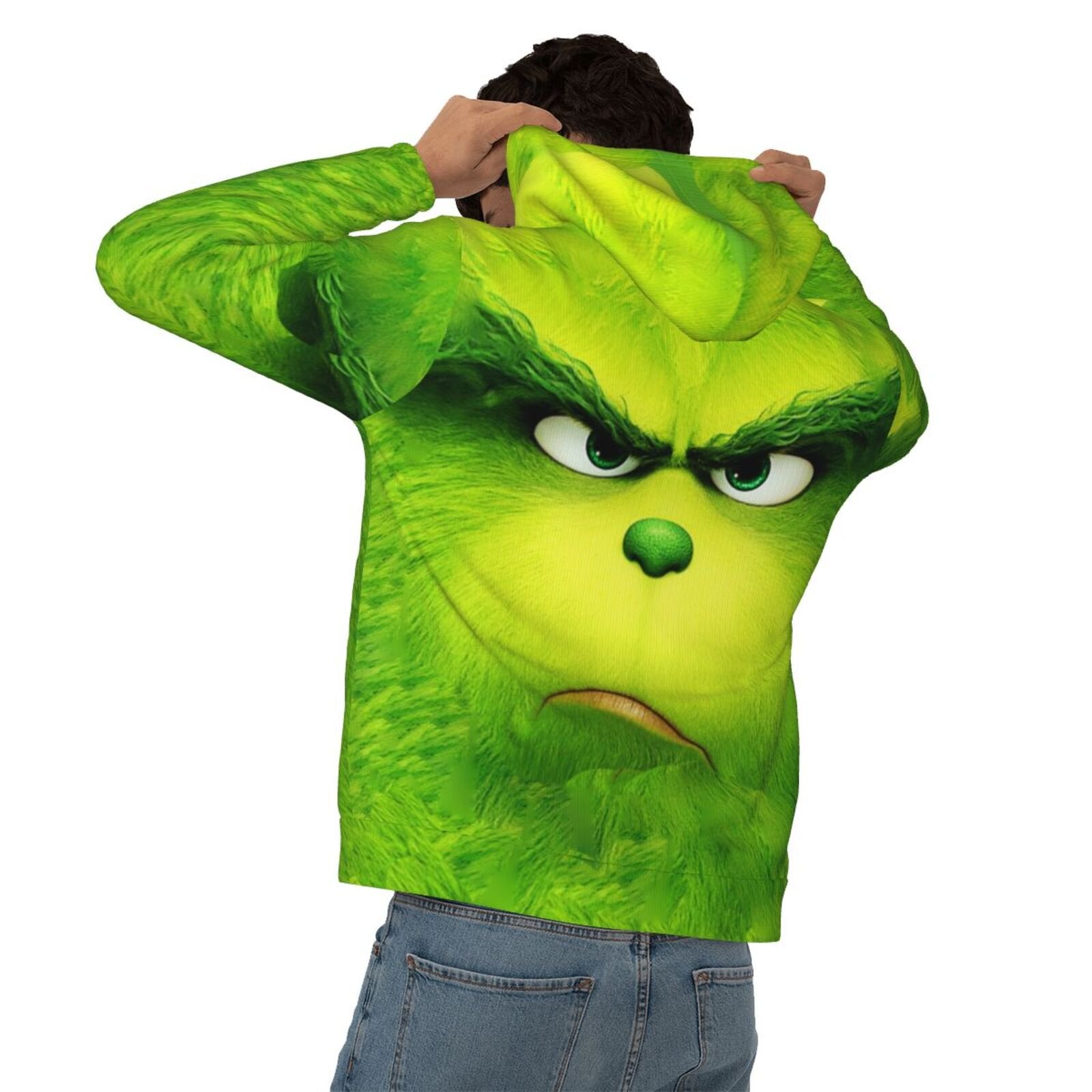 Grinch Zipper 3D Hoodie - Preppy Kids (Grand Bazaar)