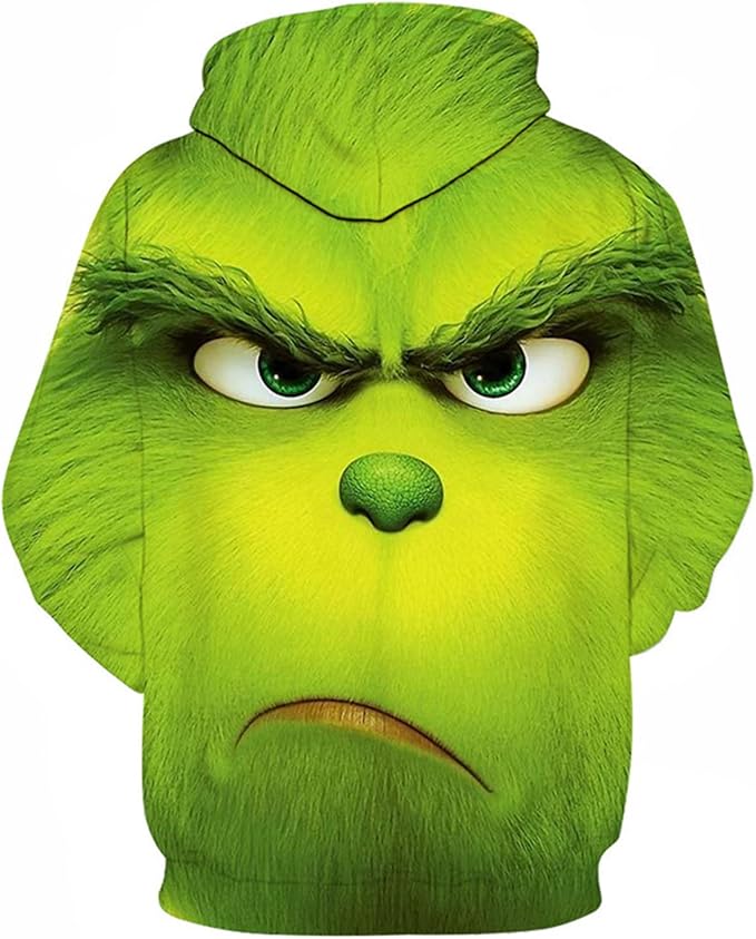 Grinch Zipper 3D Hoodie - Preppy Kids (Grand Bazaar)