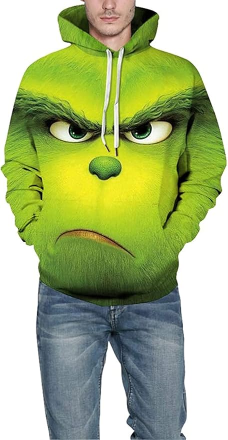 Grinch Zipper 3D Hoodie - Preppy Kids (Grand Bazaar)