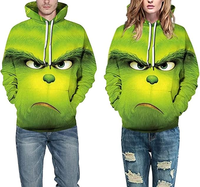 Grinch Zipper 3D Hoodie - Preppy Kids (Grand Bazaar)