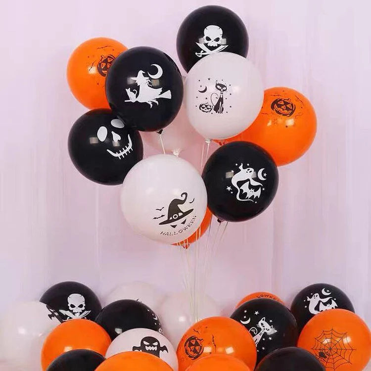 Halloween Balloons – 50-Piece Pack, 12 Inch