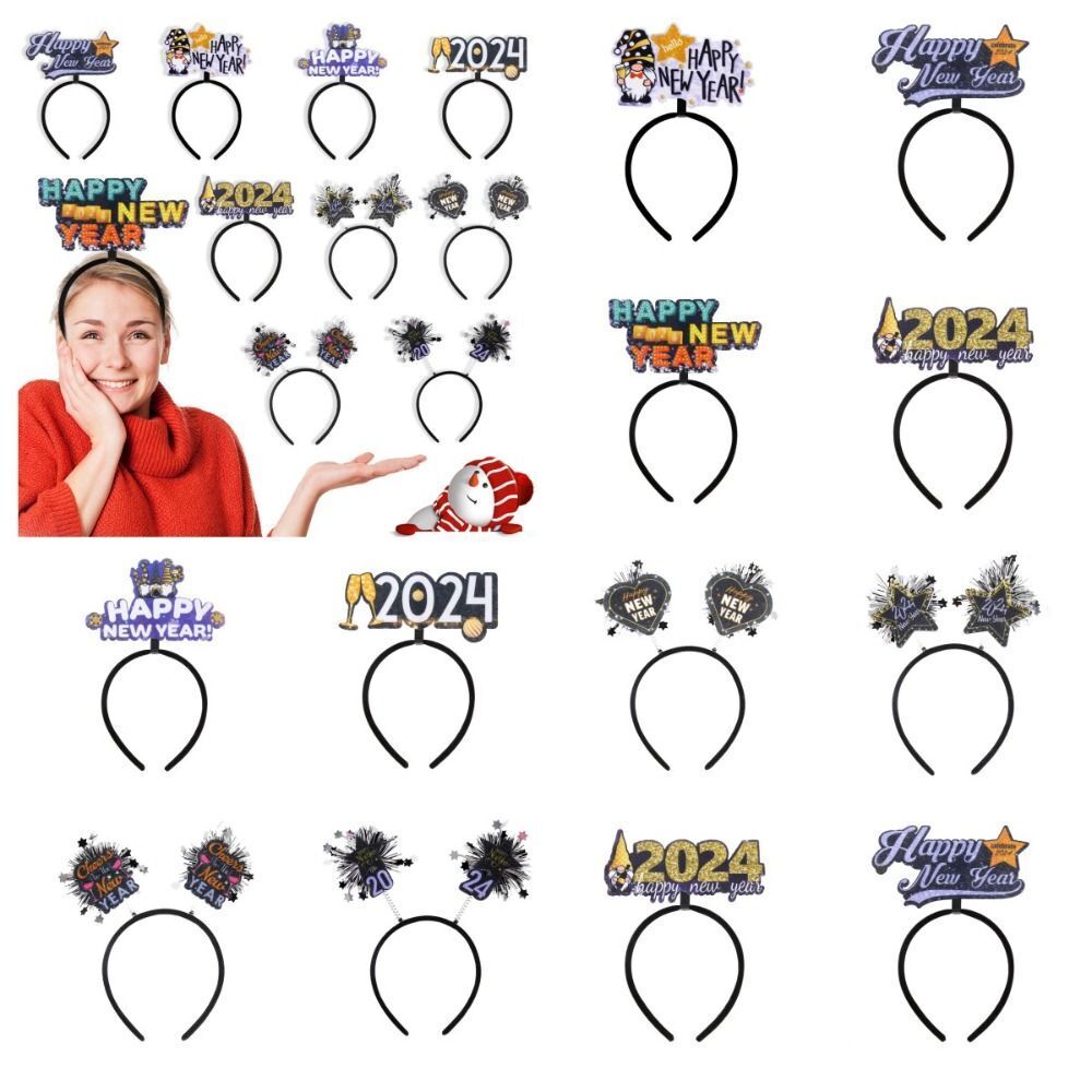 Happy New Year Headpieces 2024 New Years - Preppy Kids (Grand Bazaar)