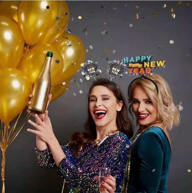Happy New Year Headpieces 2024 New Years - Preppy Kids (Grand Bazaar)