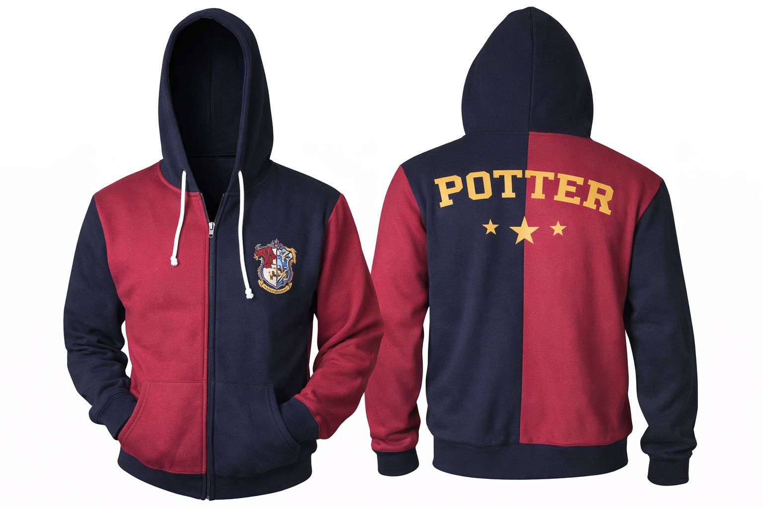 Harry Potter "Potter" 3D Zipper Hoodie